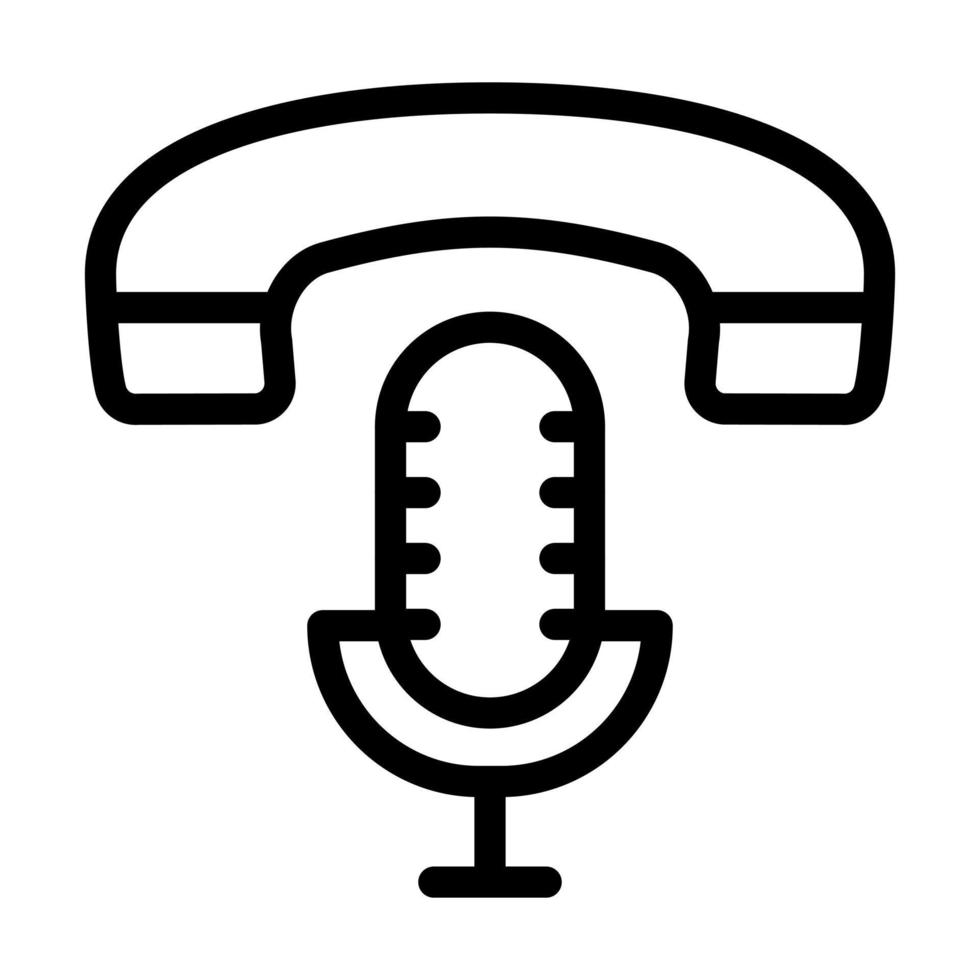 Recorded Call Icon Design vector