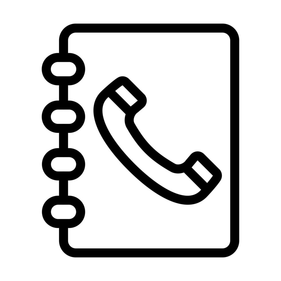 Phonebook Icon Design vector