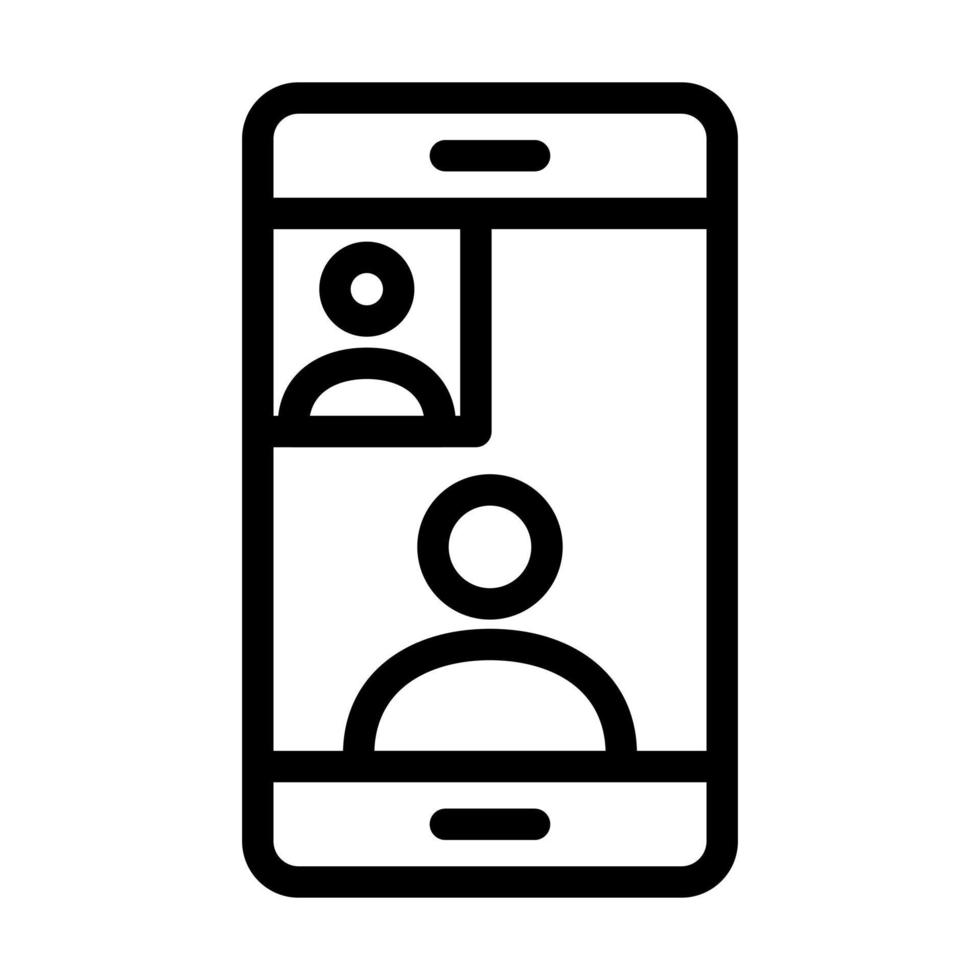 Video Call Icon Design vector