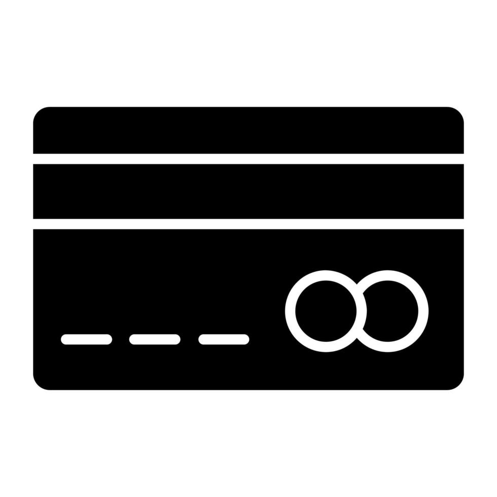 icono de vector de tarjeta de cajero automático aislado sobre fondo blanco