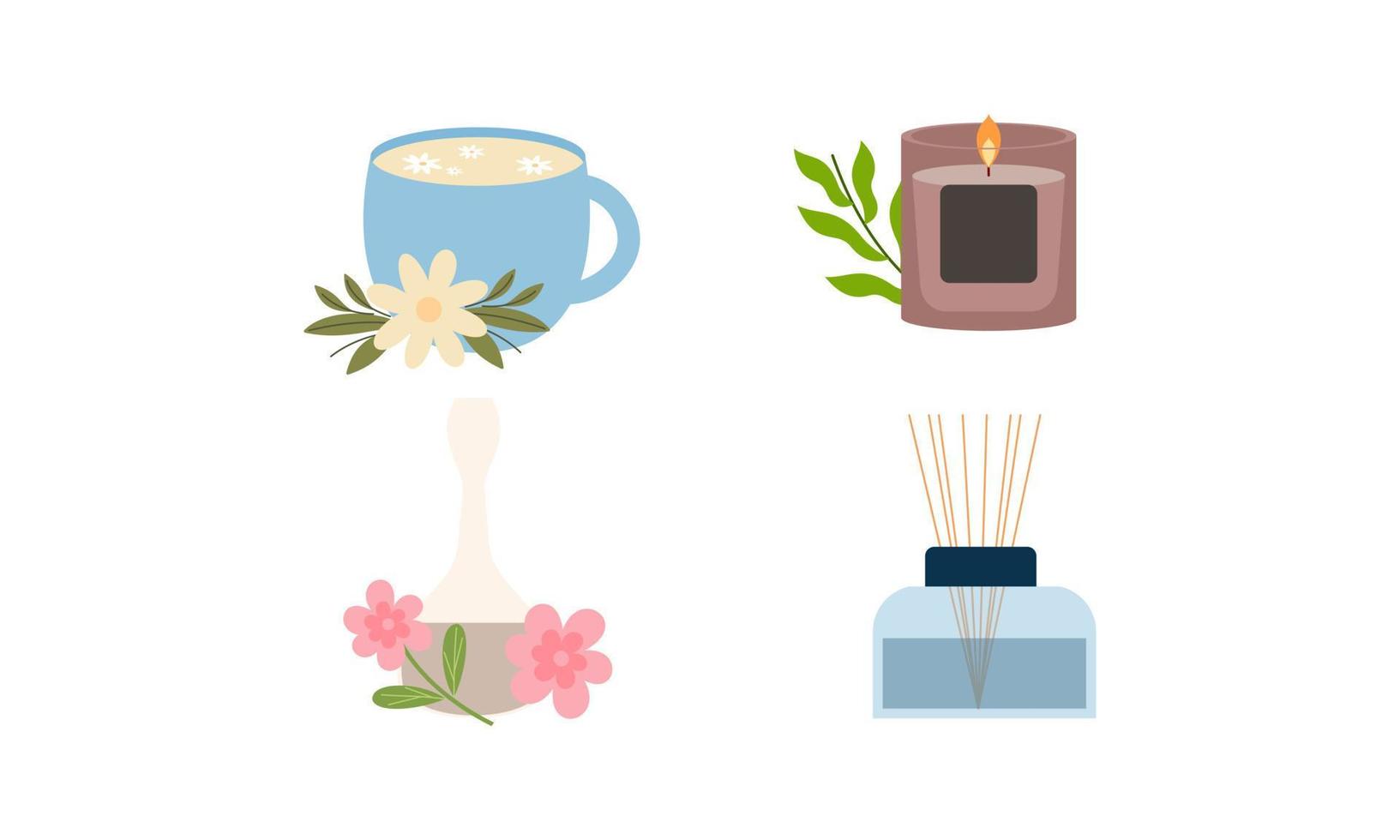 homeopatía, aromaterapia, conjunto de medicina tradicional natural. hierbas, té de hierbas, elementos esenciales naturopáticos homeopáticos, plantas curativas. vector