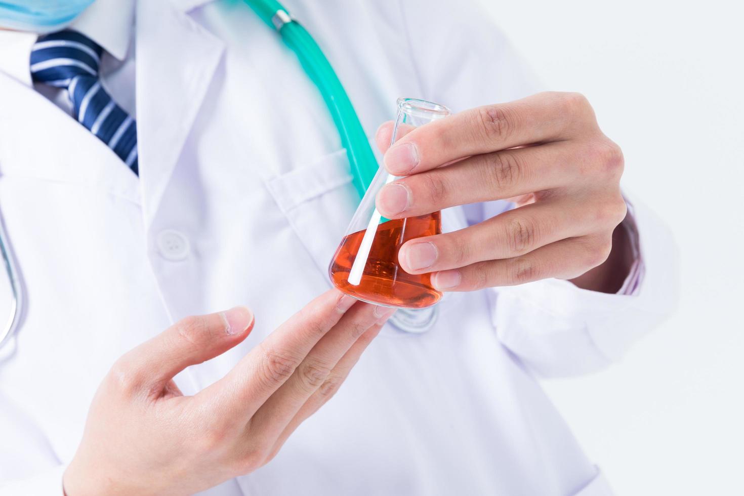 laboratory test in chemical photo