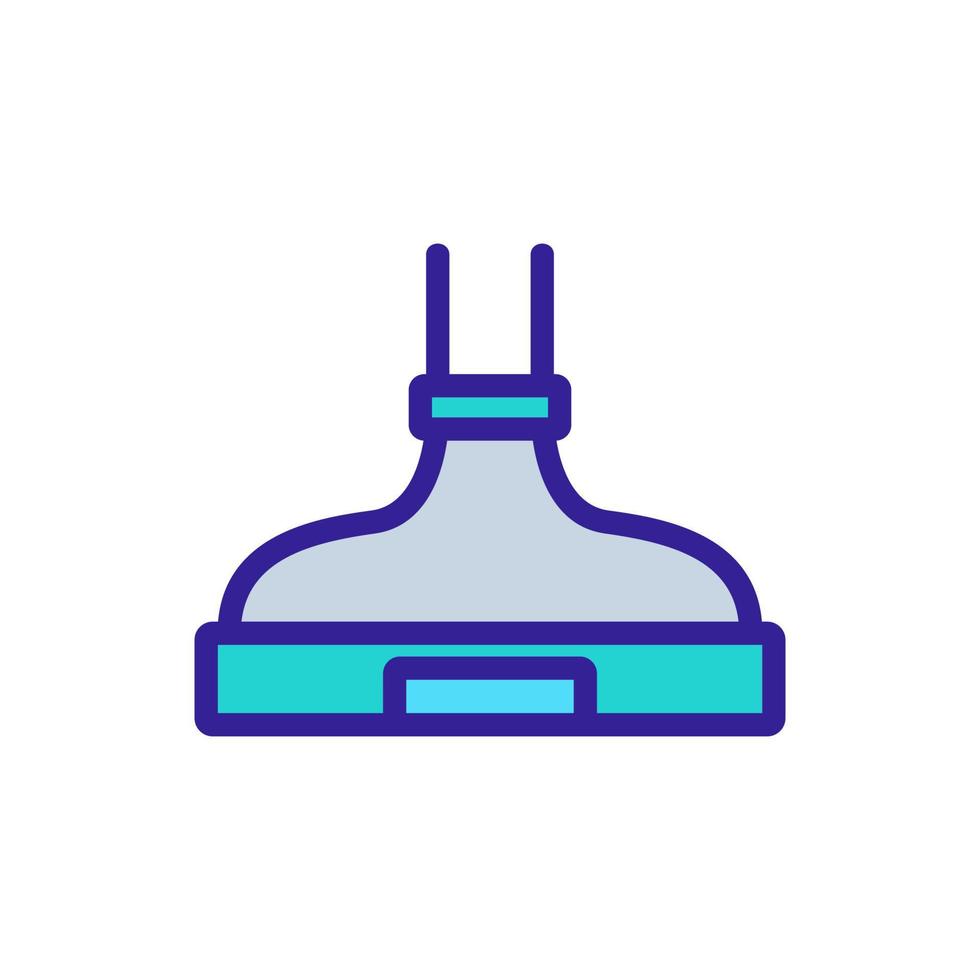 built-in practical cooker hood icon vector outline illustration