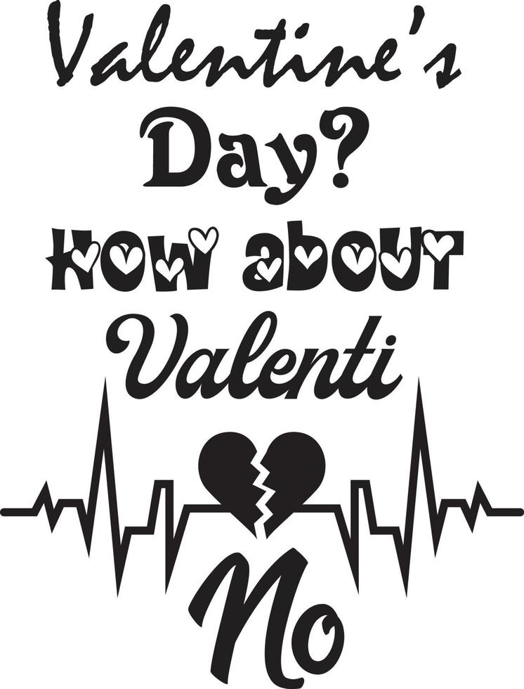 Valentine T-shirt Design vector