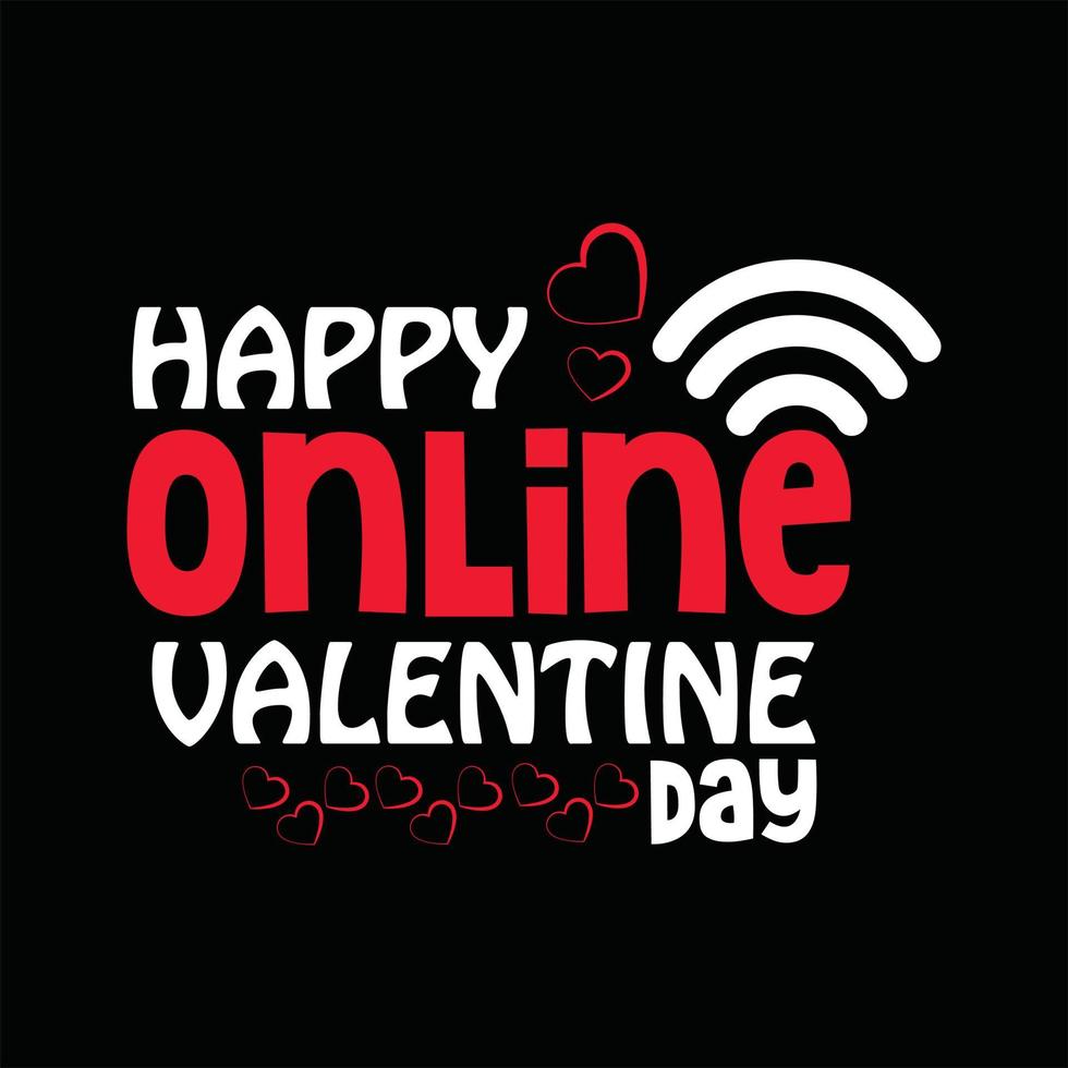 Valentine T-shirt Design vector