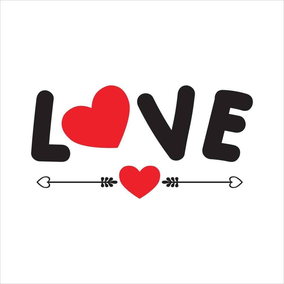 Valentine T-shirt Design vector