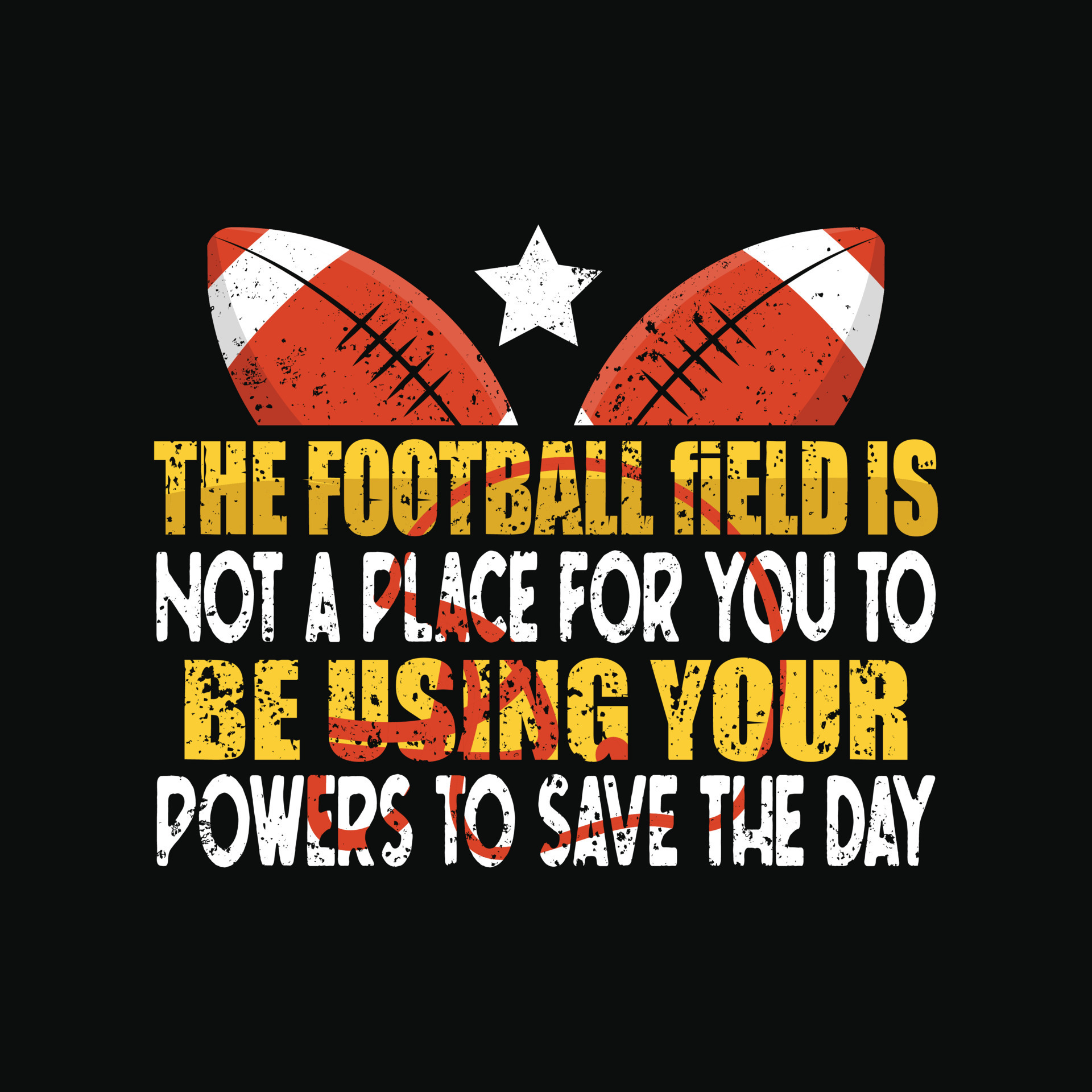 American Football T-shirt Design 18774921 Vector Art at Vecteezy