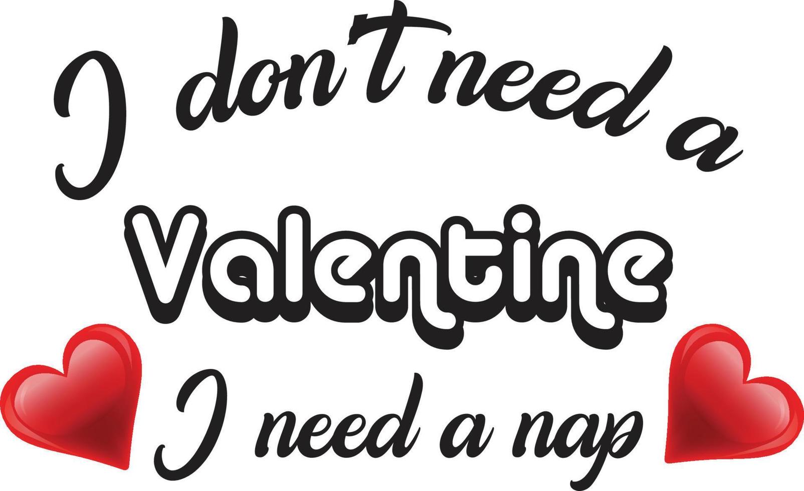 Valentine T-shirt Design vector