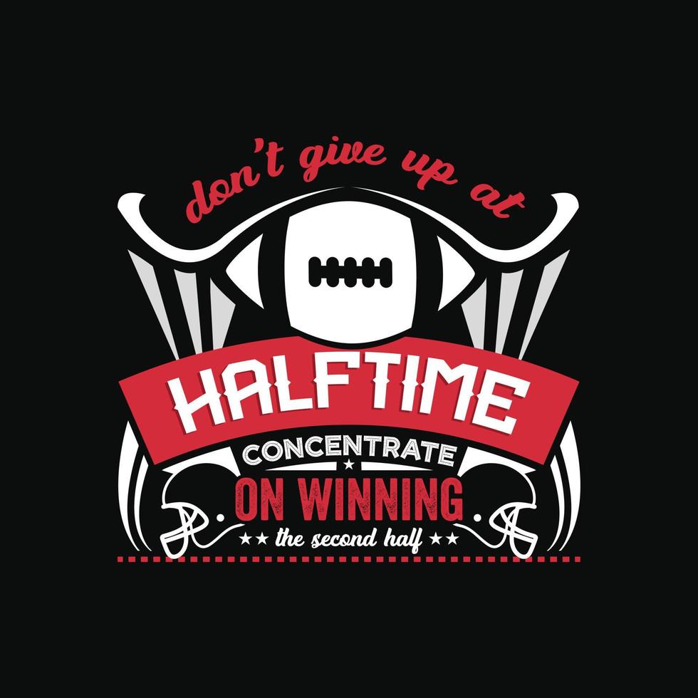 American Football T-shirt Design vector