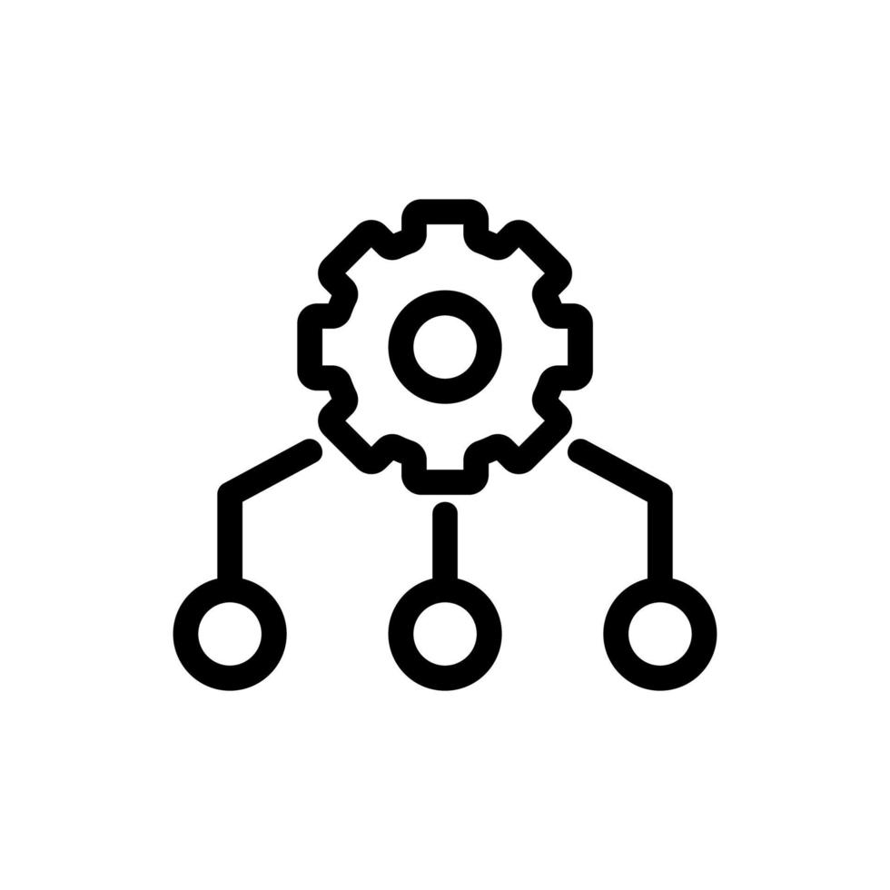 Set the details of the vector icon. Isolated contour symbol illustration
