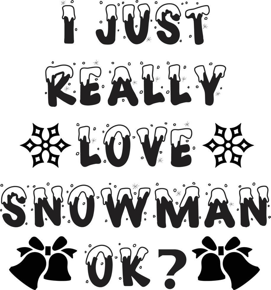 Winter T-shirt Design vector
