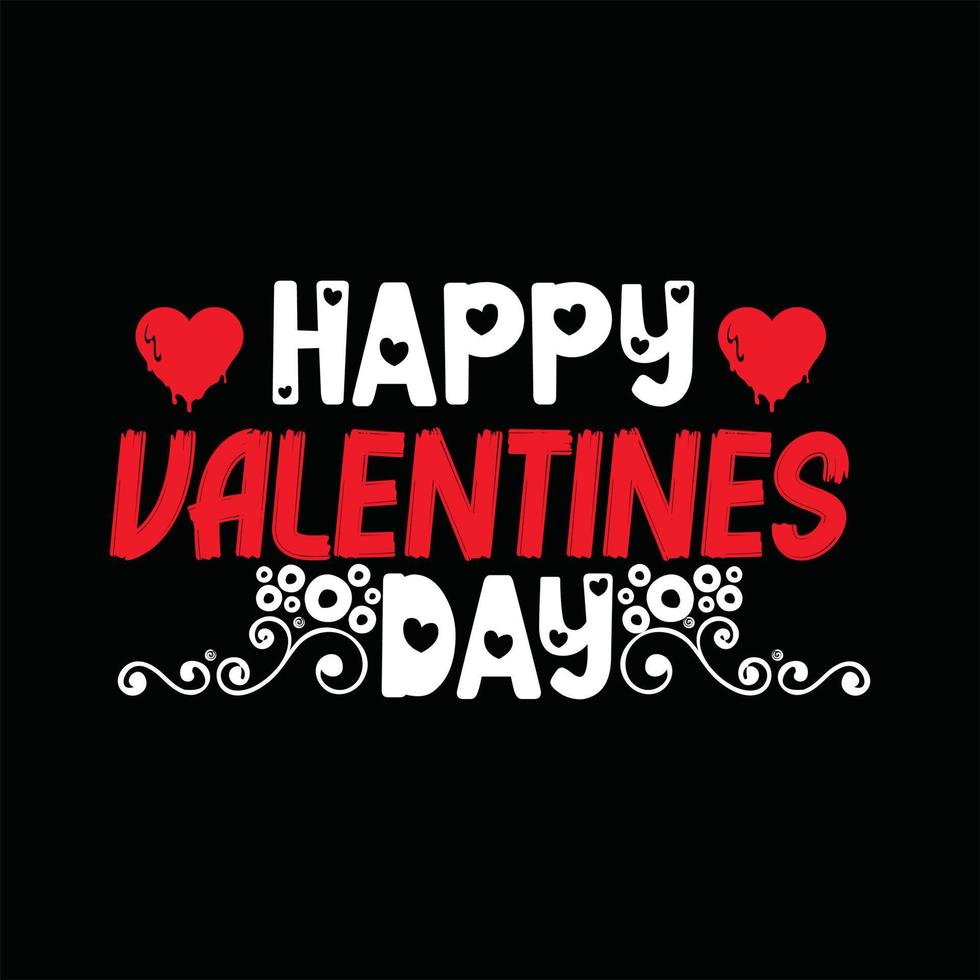 Valentine T-shirt Design vector