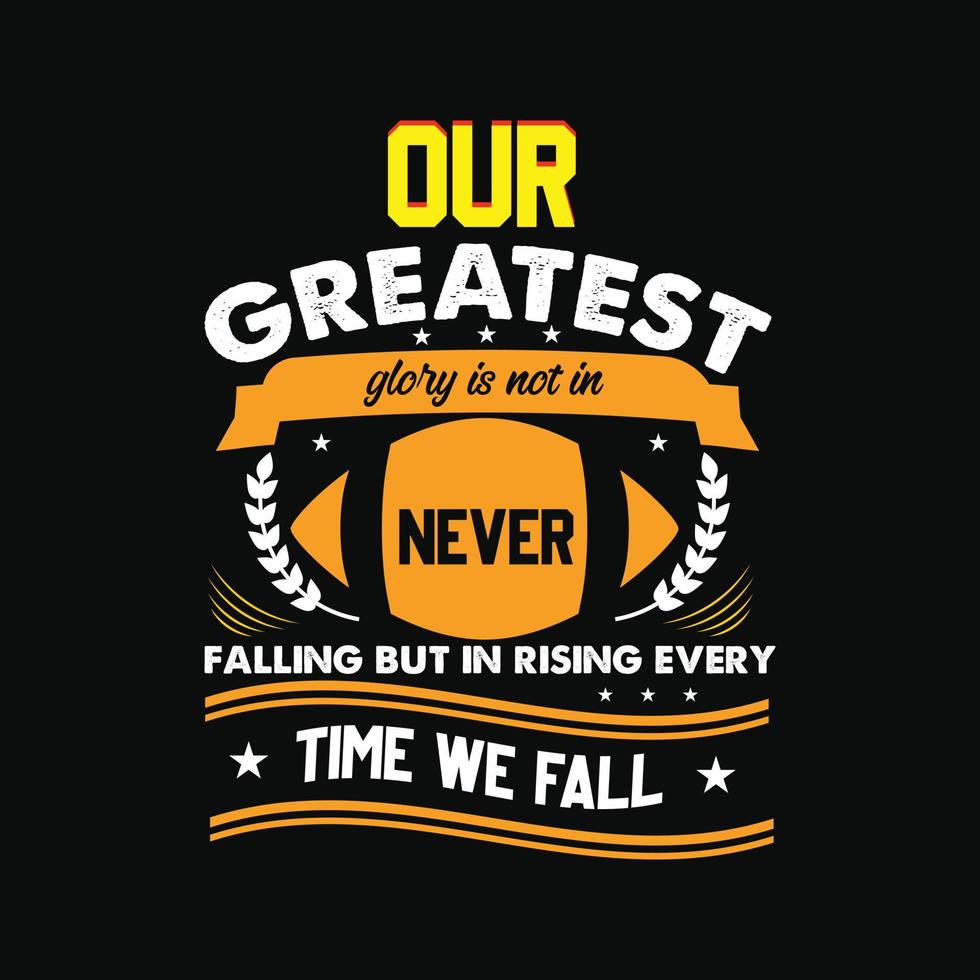 American Football T-shirt Design vector