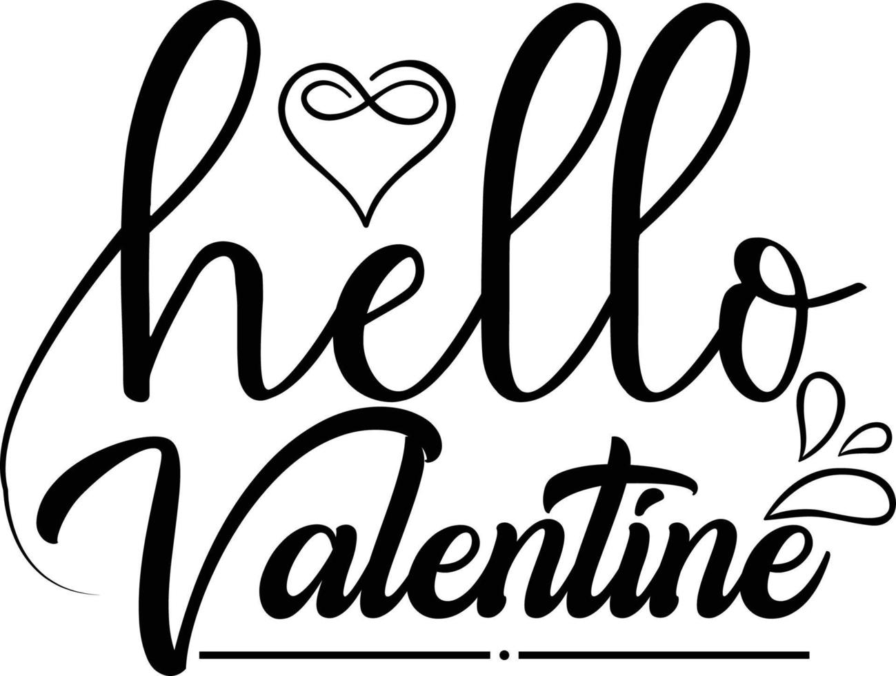 Valentine T-shirt Design vector