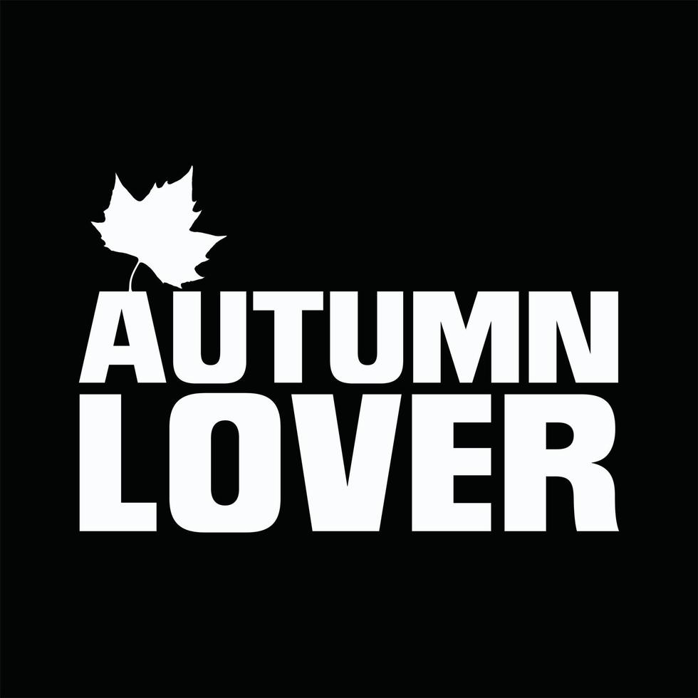 Autumn T-Shirt Design vector