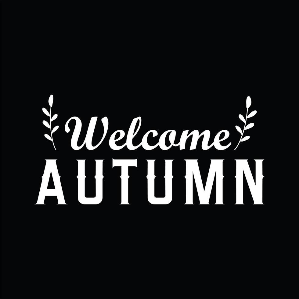 Autumn T-Shirt Design vector