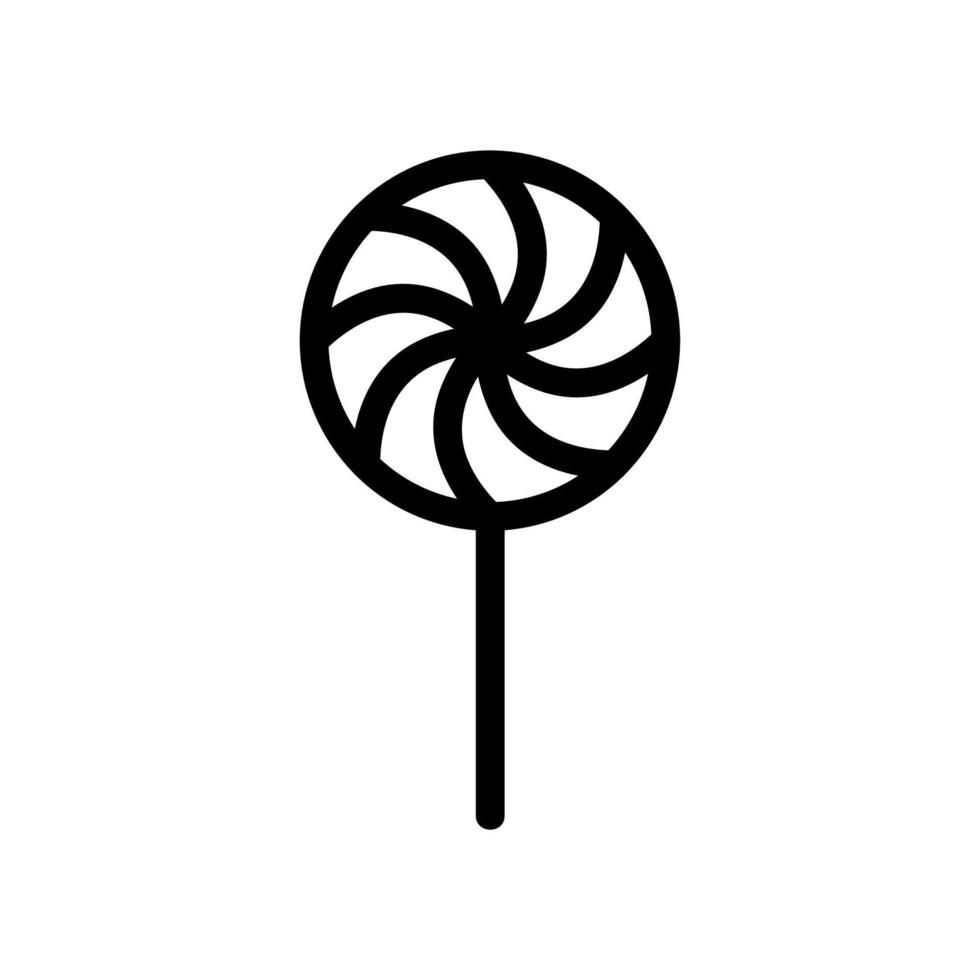 Fan icon vector. Isolated contour symbol illustration vector