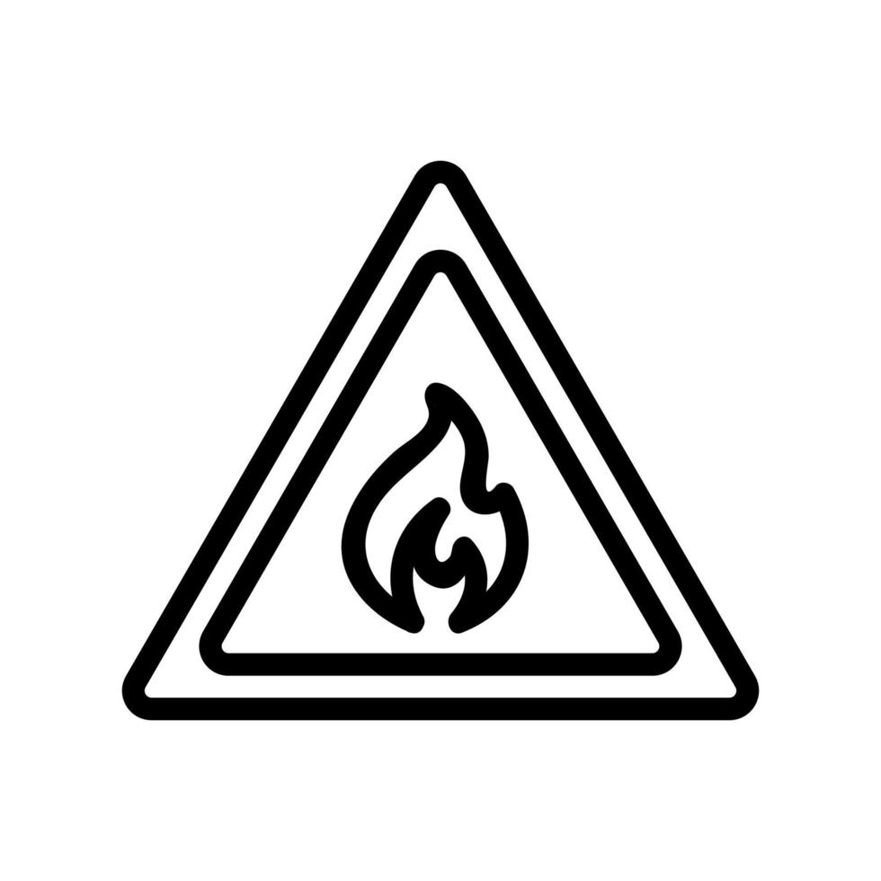 propane gas icon vector. Isolated contour symbol illustration vector