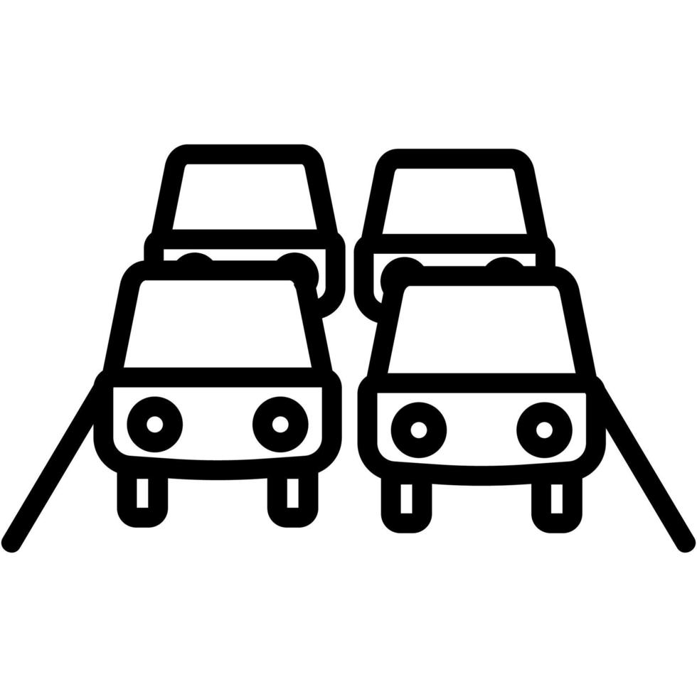 auto icon vector. Isolated contour symbol illustration vector