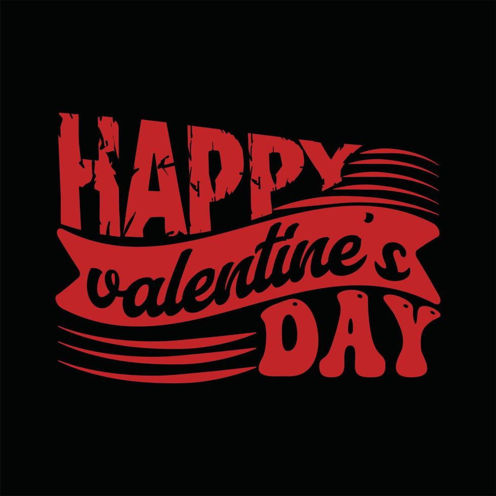 Valentine T-shirt Design vector