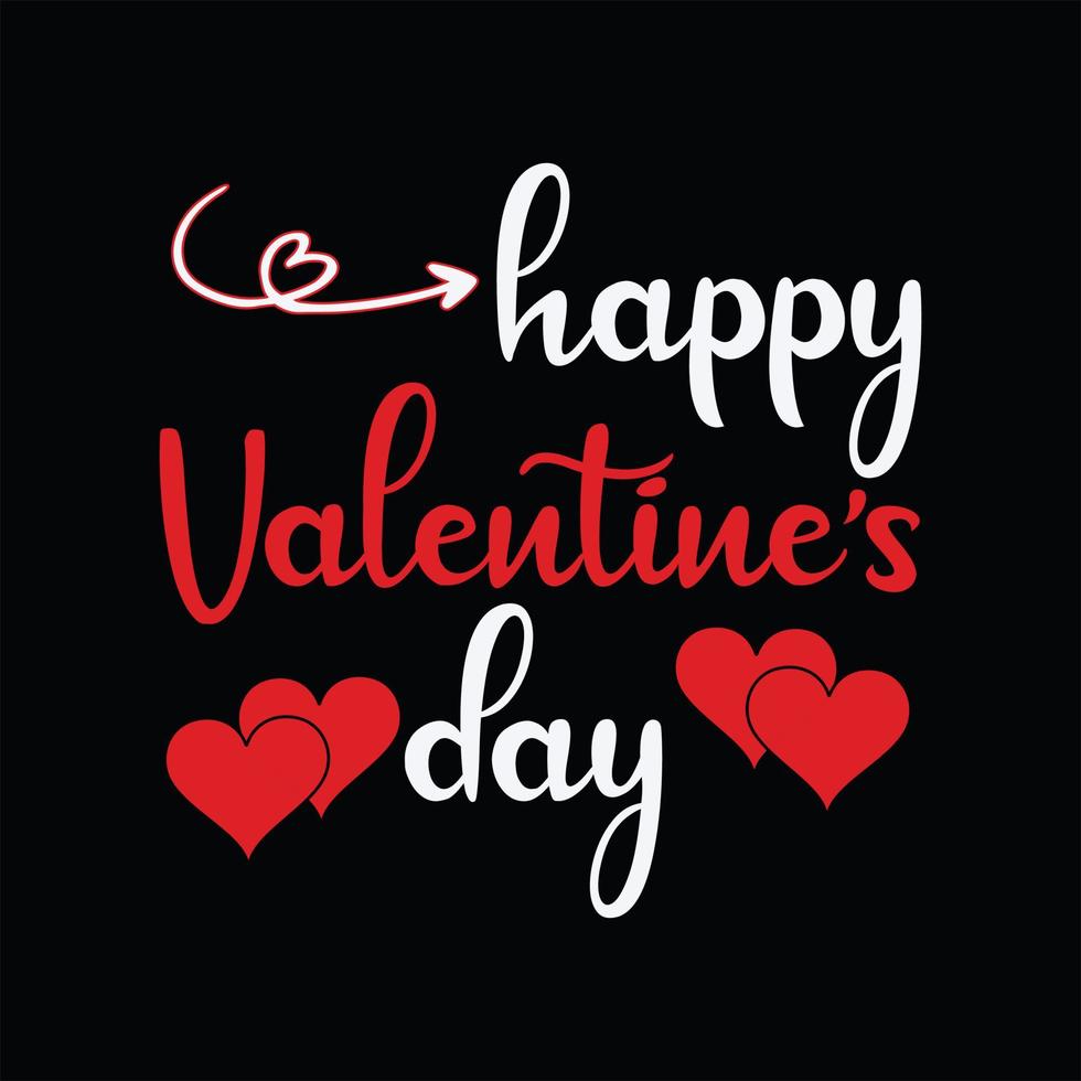 Valentine T-shirt Design vector