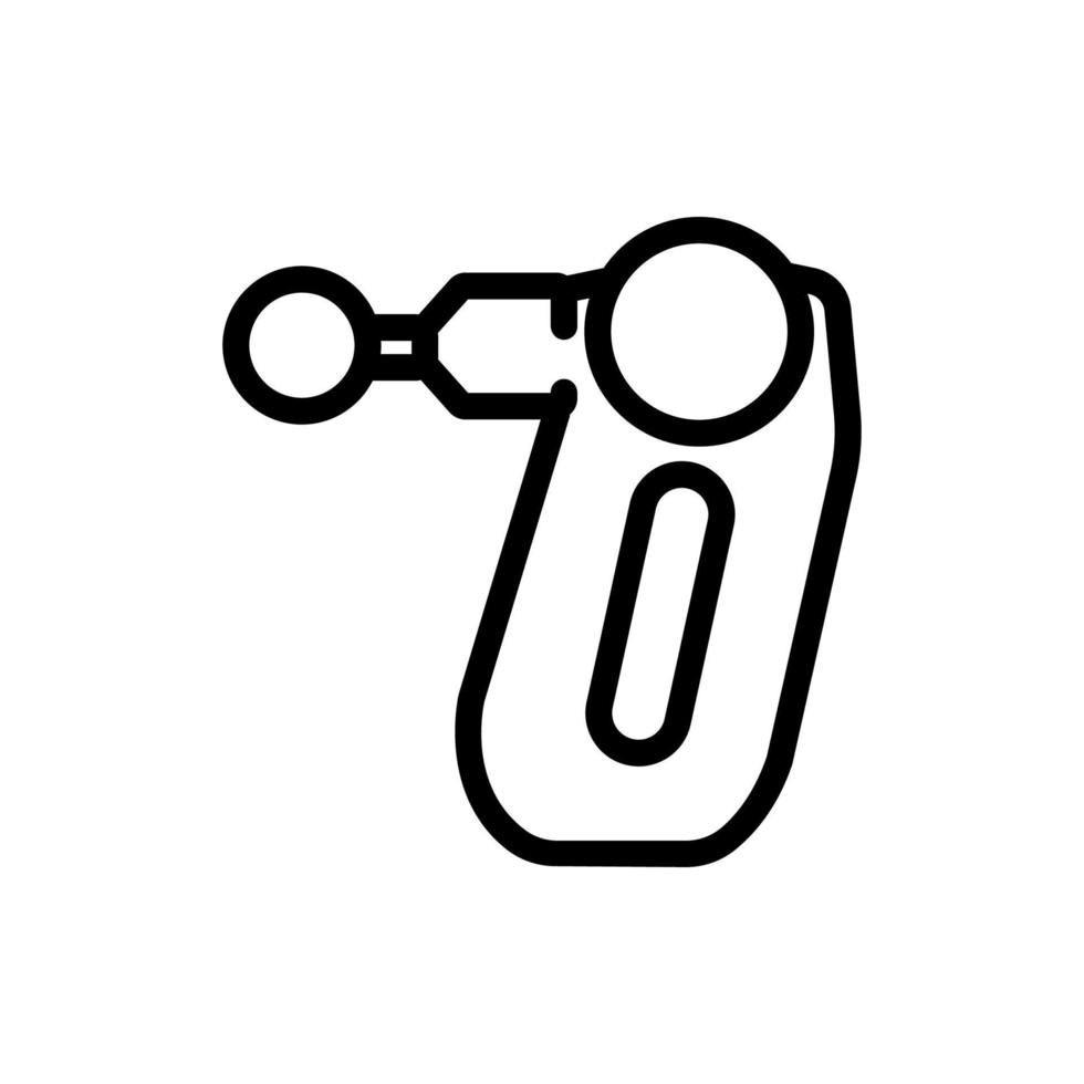 cellulite body massager icon vector outline illustration