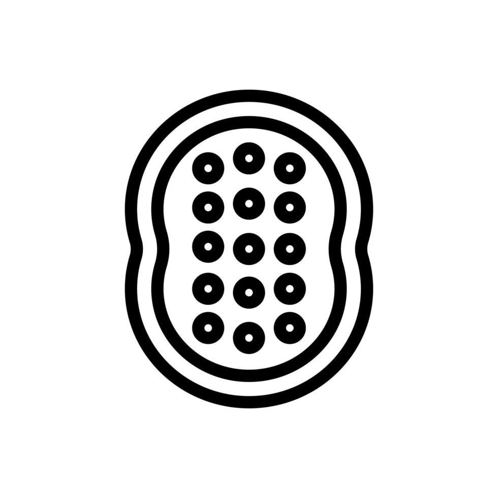 anti cellulite massager tool icon vector outline illustration