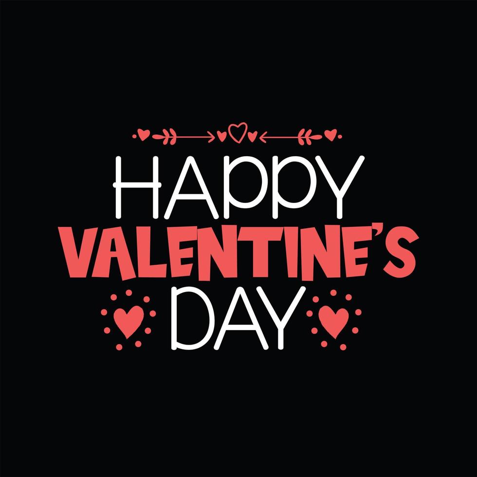 Valentine T-shirt Design vector