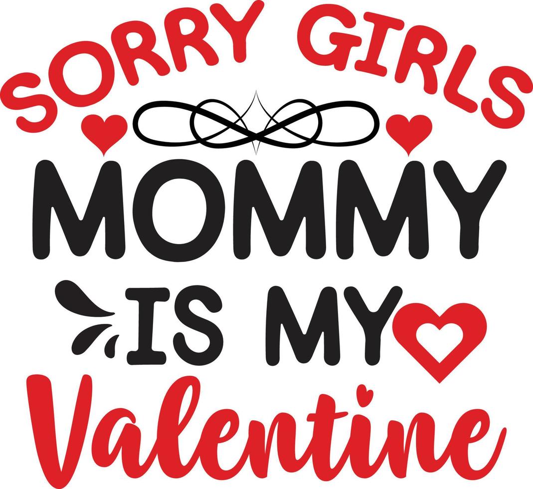 Valentine T-shirt Design vector