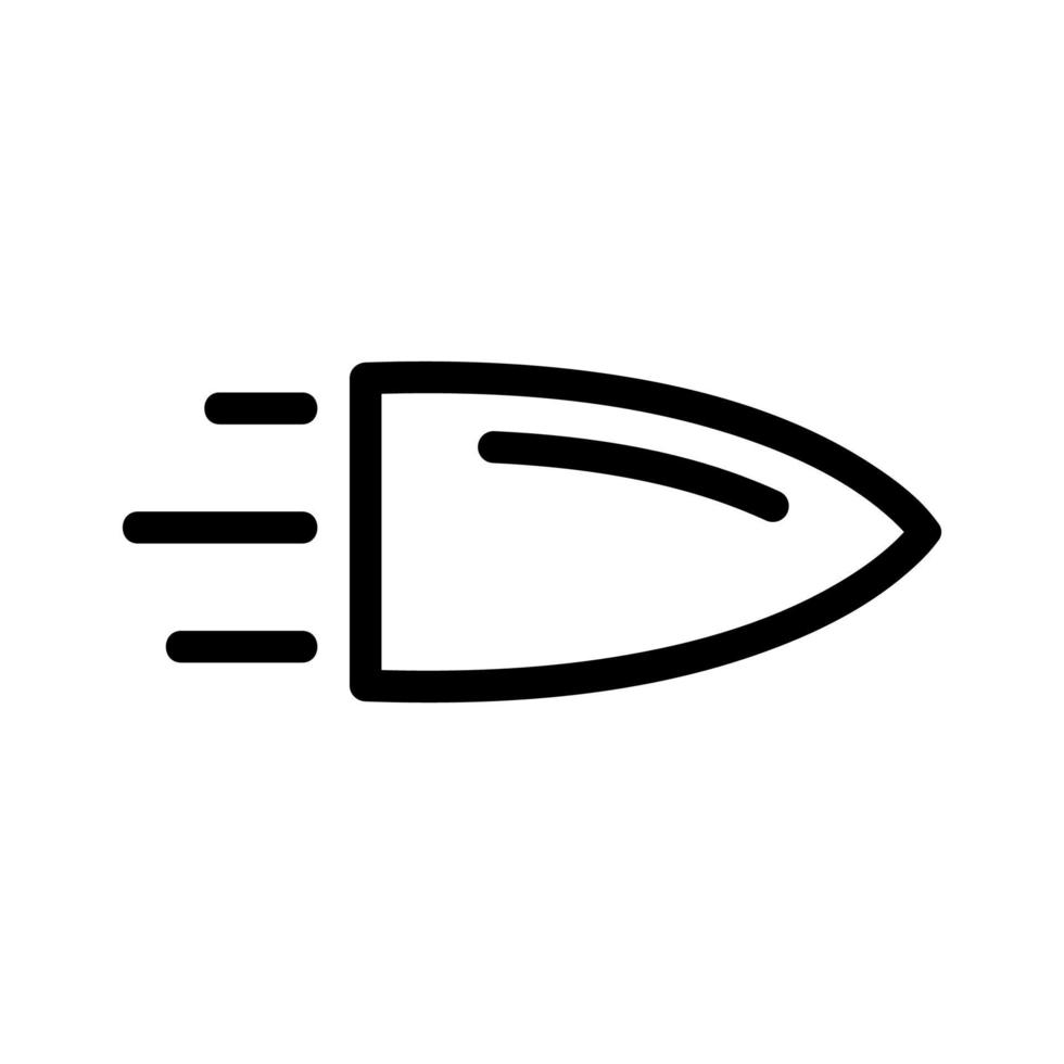 bullet icon vector. Isolated contour symbol illustration vector