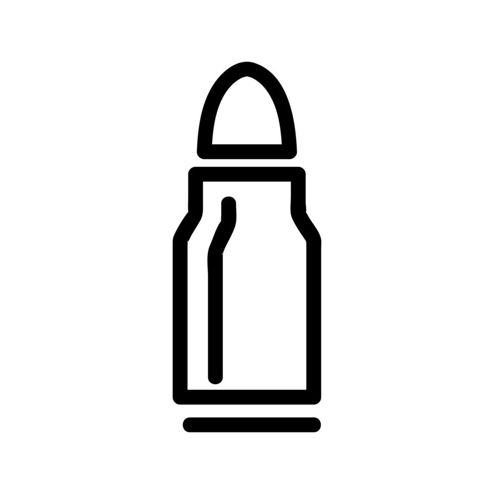 bullet icon vector. Isolated contour symbol illustration vector