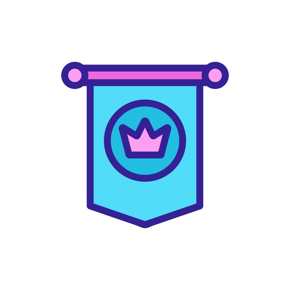 blazon Icon vector. Isolated contour symbol illustration vector