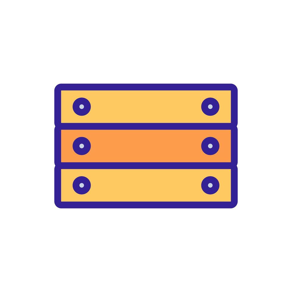 vector de icono de paquete de caja. ilustración de símbolo de contorno aislado