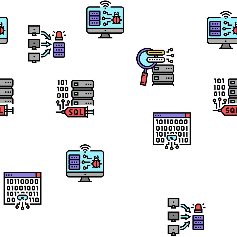 cyber crimen internet negocio vector patrón sin costuras