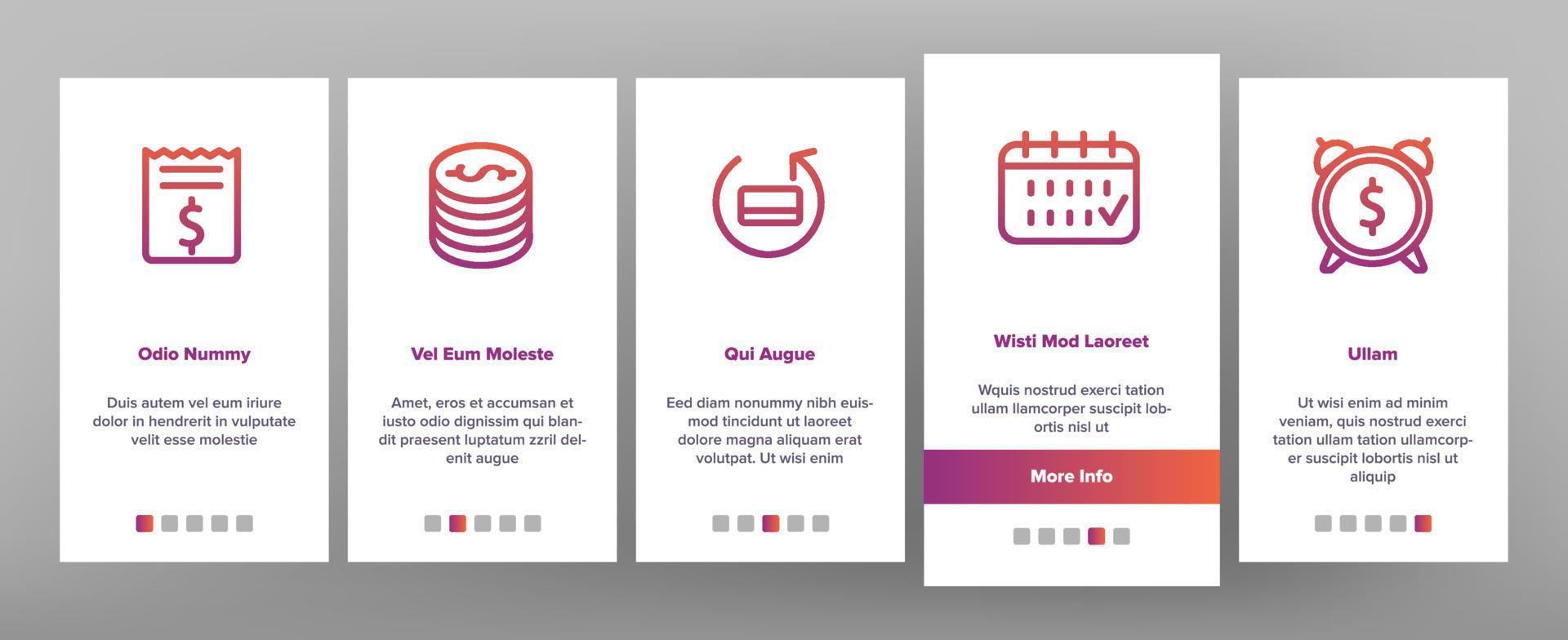 Refund, E-payment System Vector Onboarding
