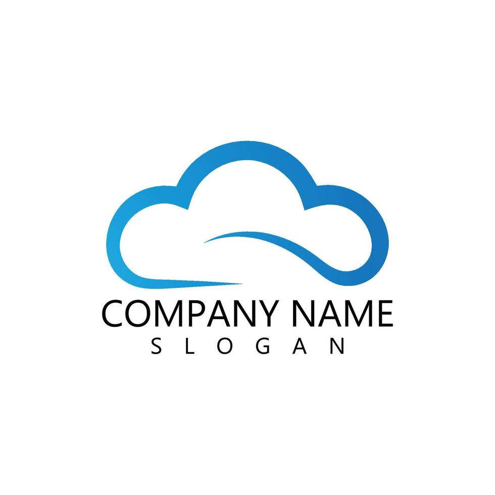 cloud logo vector