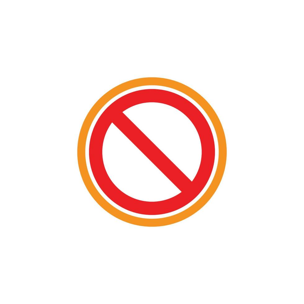 stop logo icon vector