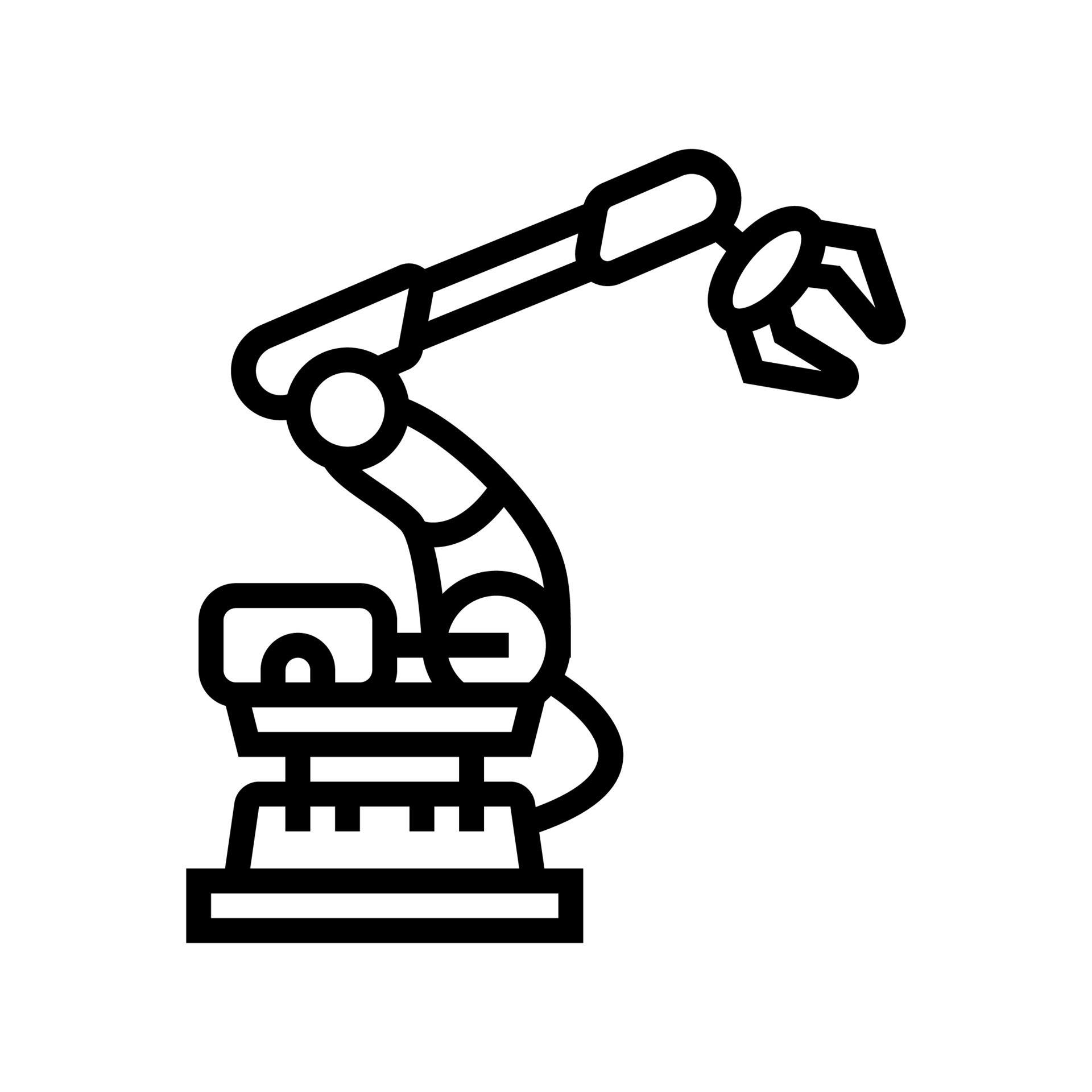 arm robot industry line icon vector illustration 18778433 Vector Art at ...