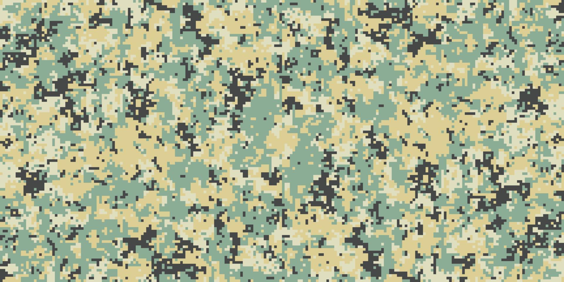 Pixel camouflage for a soldier army uniform. Modern camo fabric design. Digital military vector background.