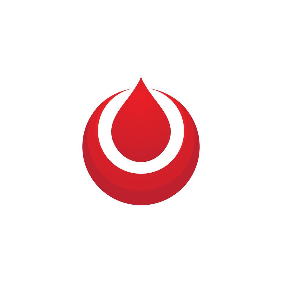 Blood ilustration logo vector