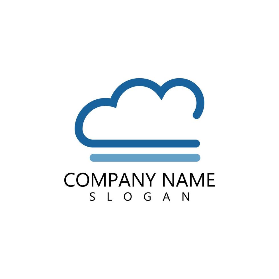 cloud logo vector