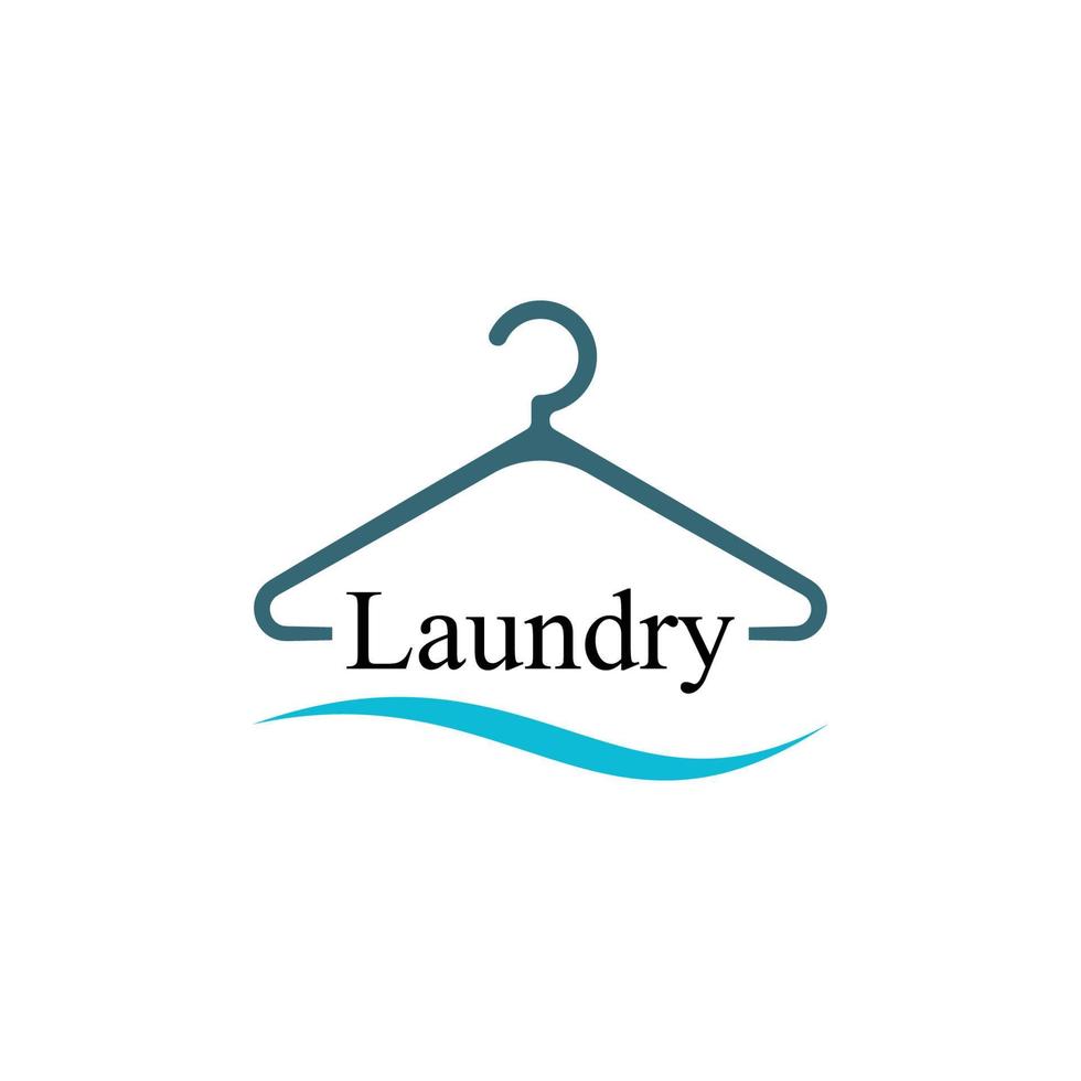 Laundry logo vector