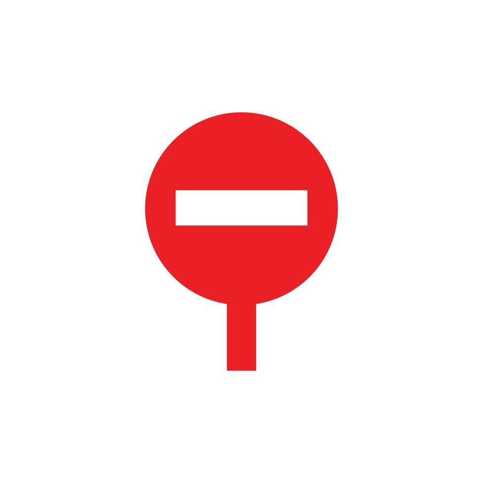 stop logo icon vector