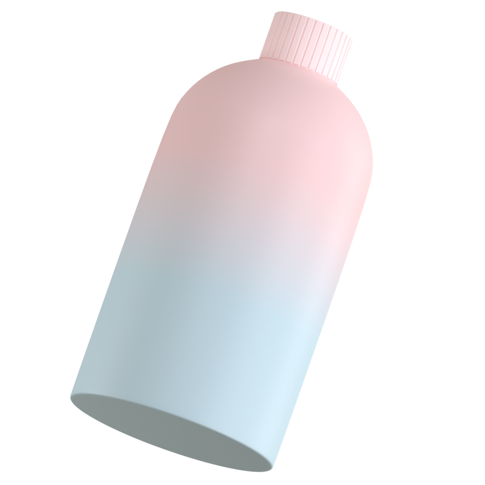 garrafa de cuidados com a pele 3d png