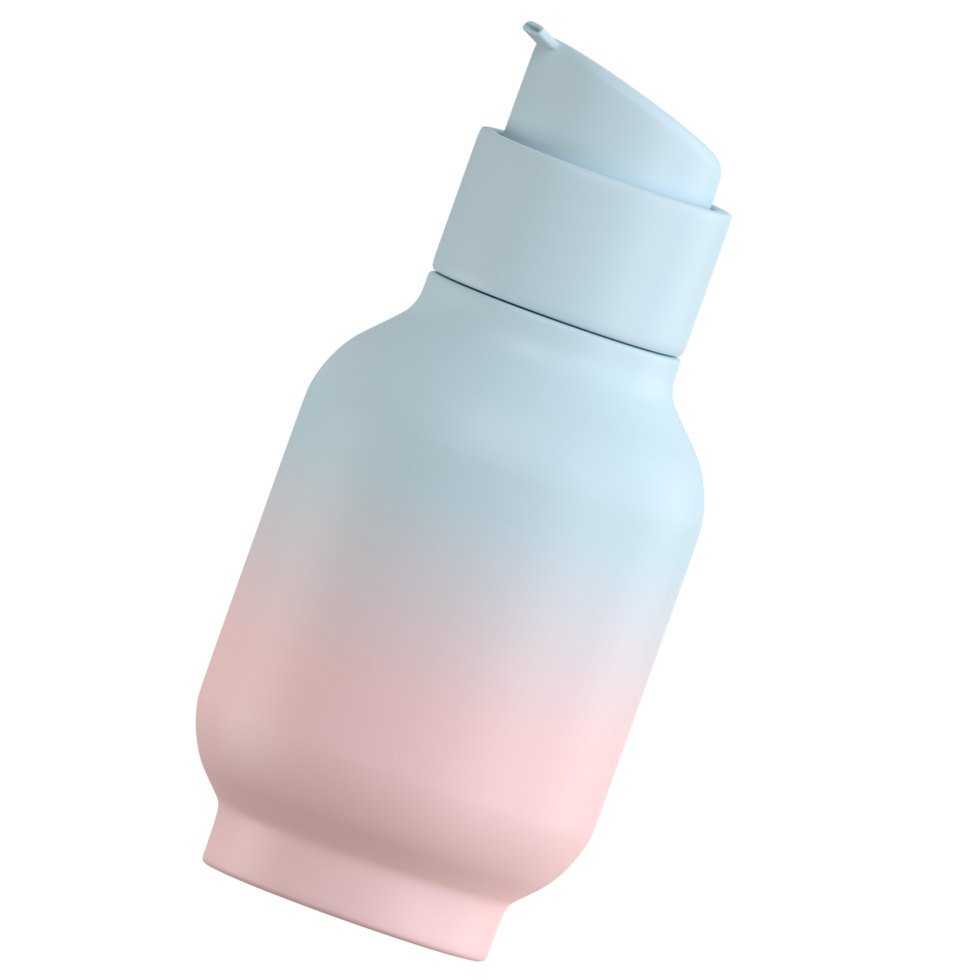 botella de cuidado de la piel 3d png