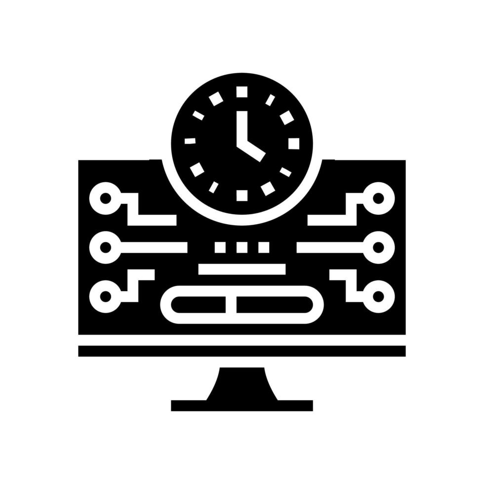 shareware upload glyph icon vector illustration