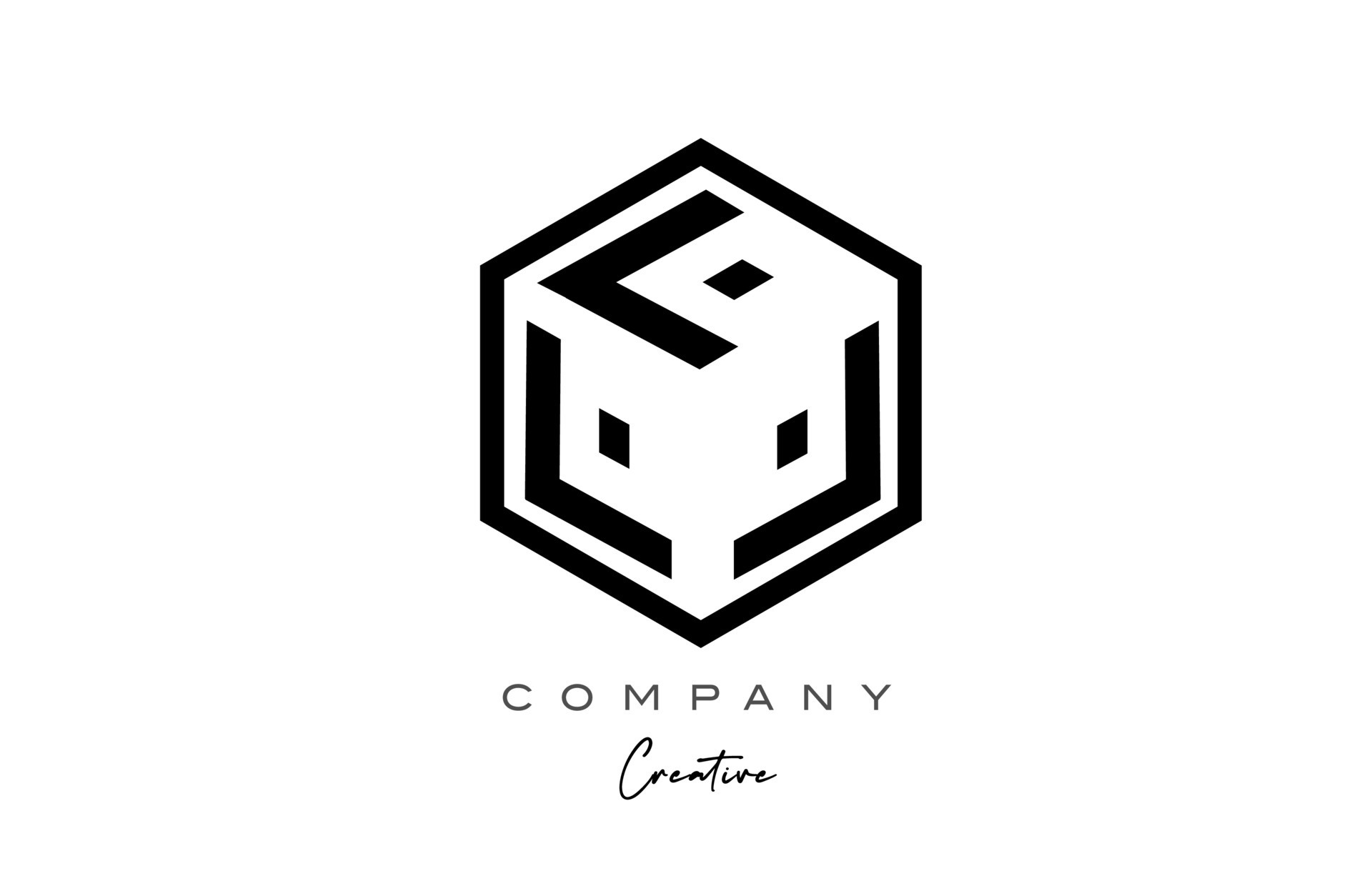 three letter cube L alphabet letter logo icon design with polygon three letter cube L alphabet letter logo icon design with polygon