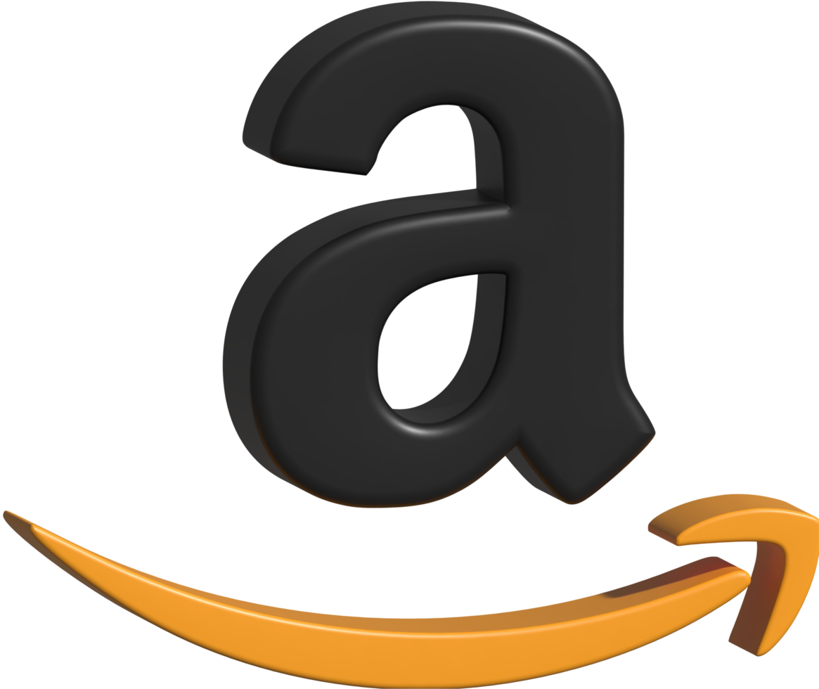 Amazon 3d Logo PNG para descargar gratis