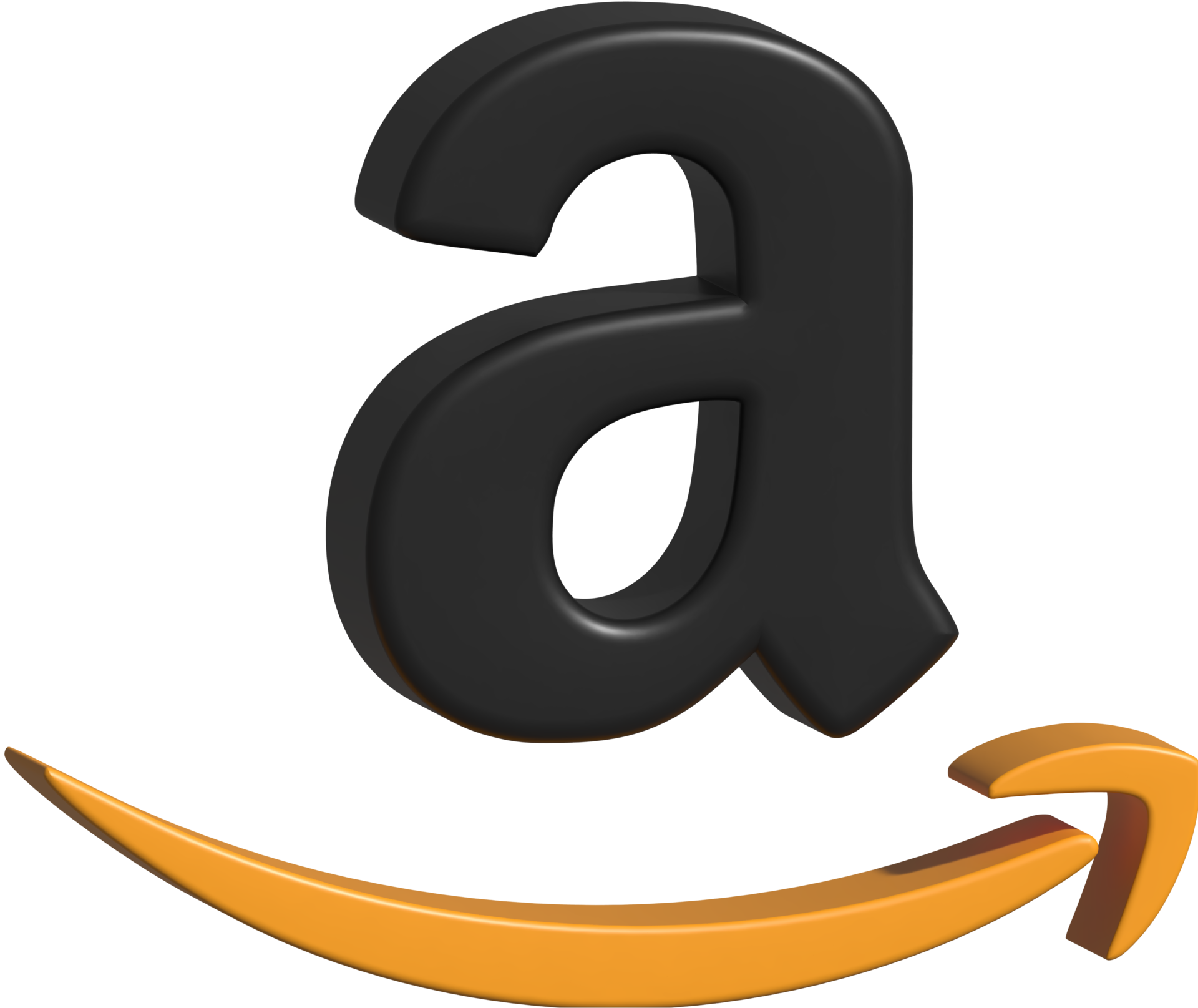 3d illustration of amazon logo 18779928 PNG