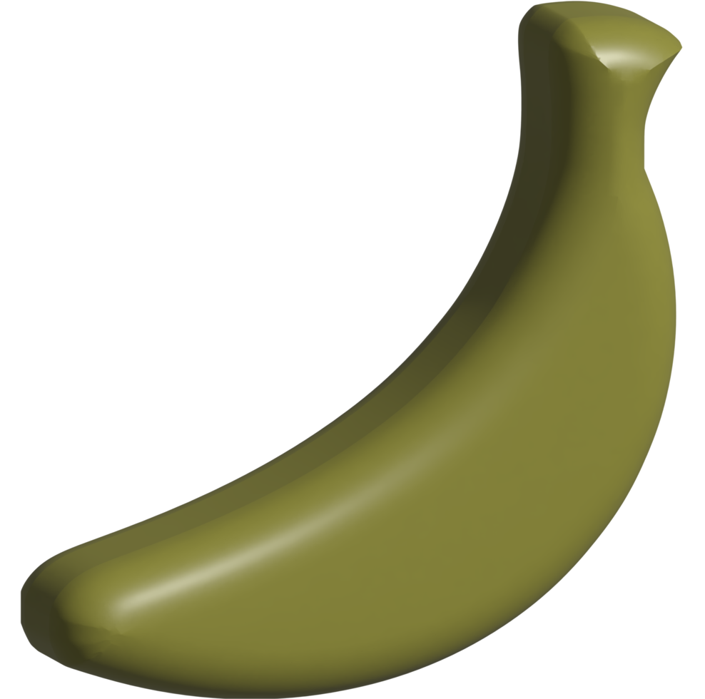 3d illustratie van banaan png